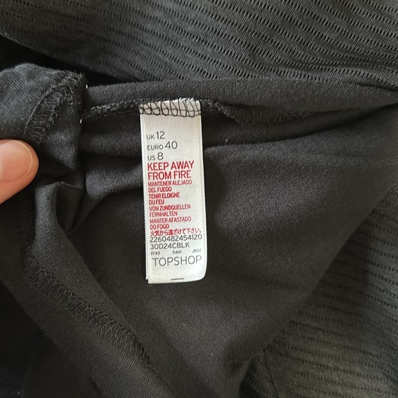 Topshop black dress (tall) - Picture 4 of 5